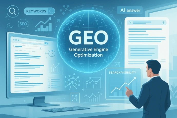 geo - generative search engine ai keywords answers chatgpt gemini