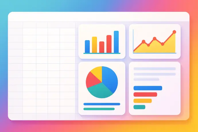 Canva Sheets sample business data visualization